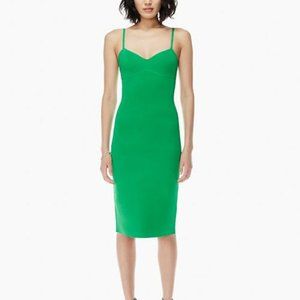 Babaton Lariat Dress - Gloss Green (S)
